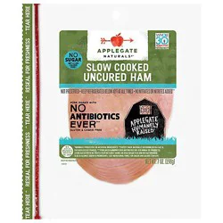 Applegate Natural Uncured Slow Cooked Ham - 7 Oz