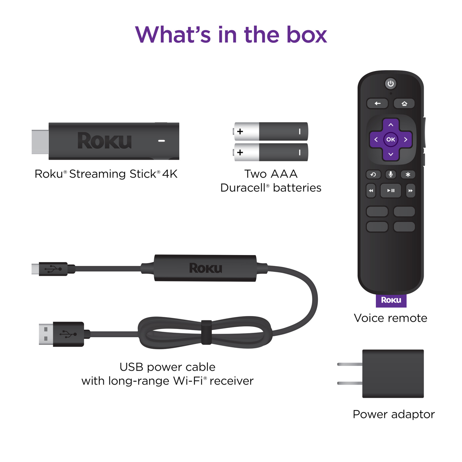 slide 6 of 6, Roku 4K Streaming Stick 1 ea, 1 ct