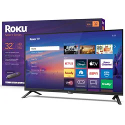 Roku Smart Tv 2026 Select Series, 32-Inch, 720p Hd Tv With Voice Remote