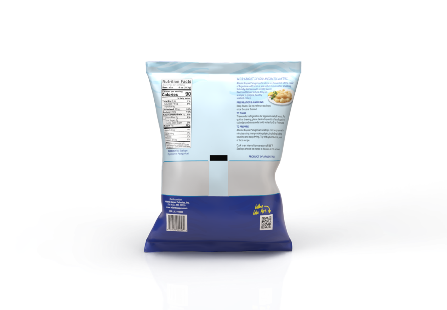 slide 2 of 2, Patagonia Bay Scallops, 1 lb