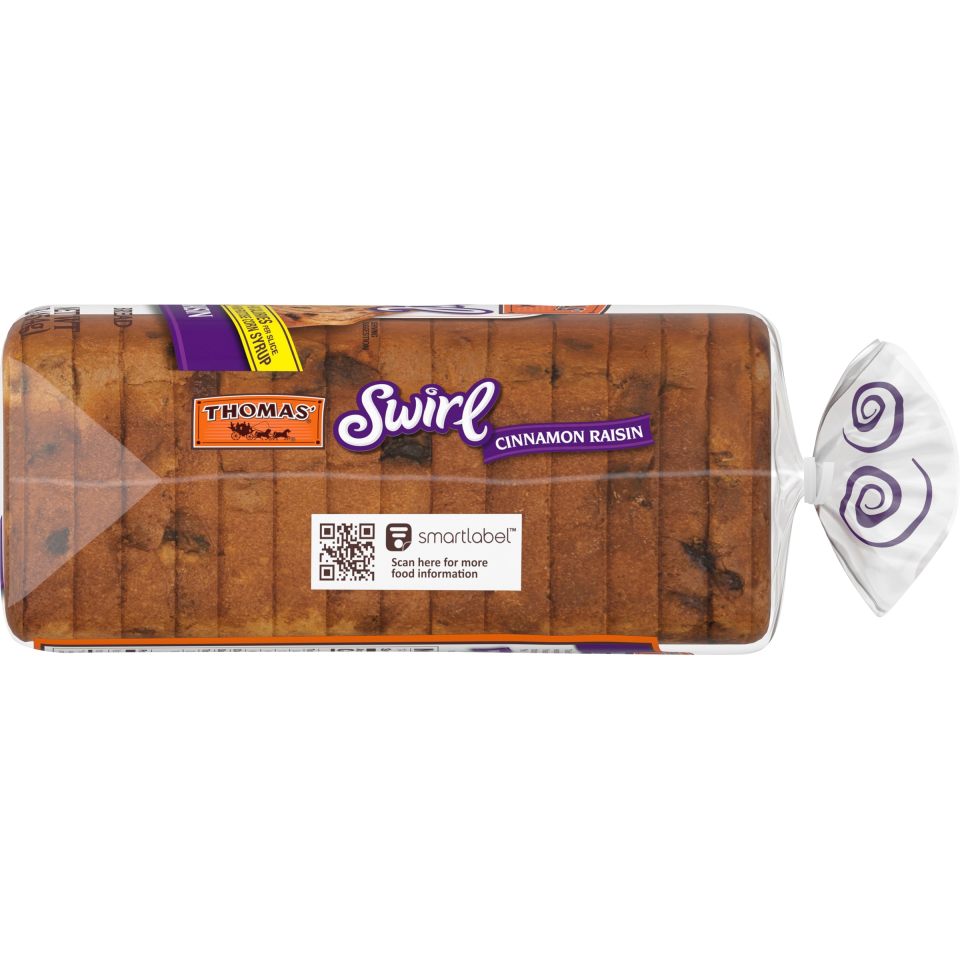 slide 7 of 9, Thomas' Cinnamon Raisin Swirl Bread, 16 oz, 1 ct