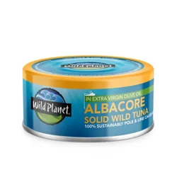 Wild Planet Wild Albacore Tuna in Extra Virgin Olive Oil, Canned Tuna - 5 oz