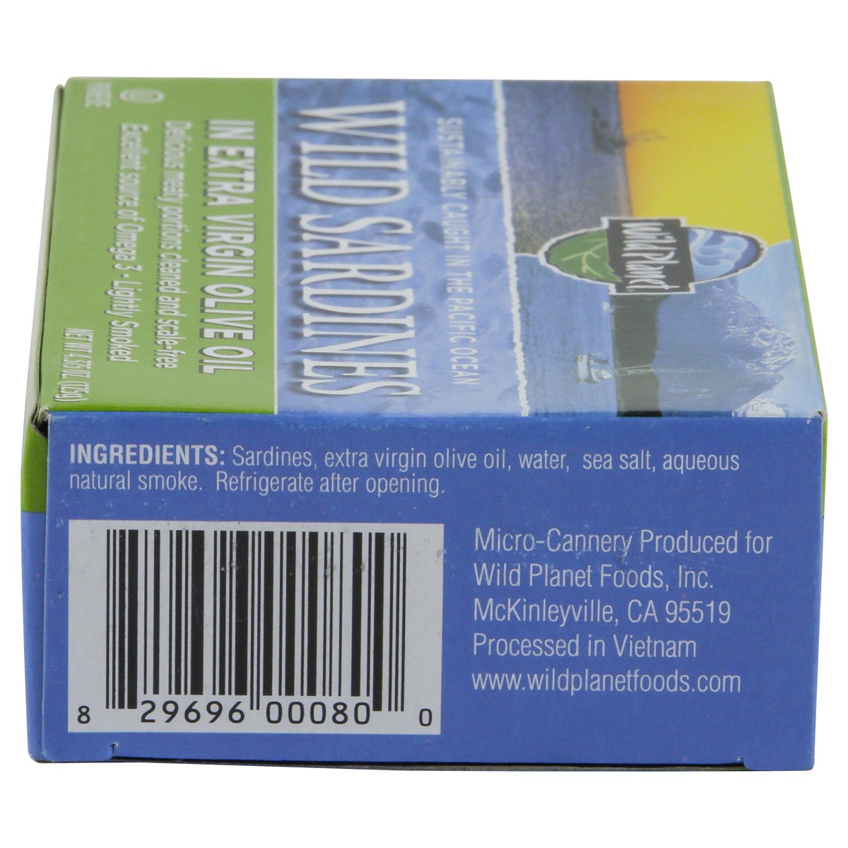 slide 3 of 6, Wild Planet Lightly Smoked in Extra Virgin Olive Oil Wild Sardines - 4.4 oz, 4.4 oz