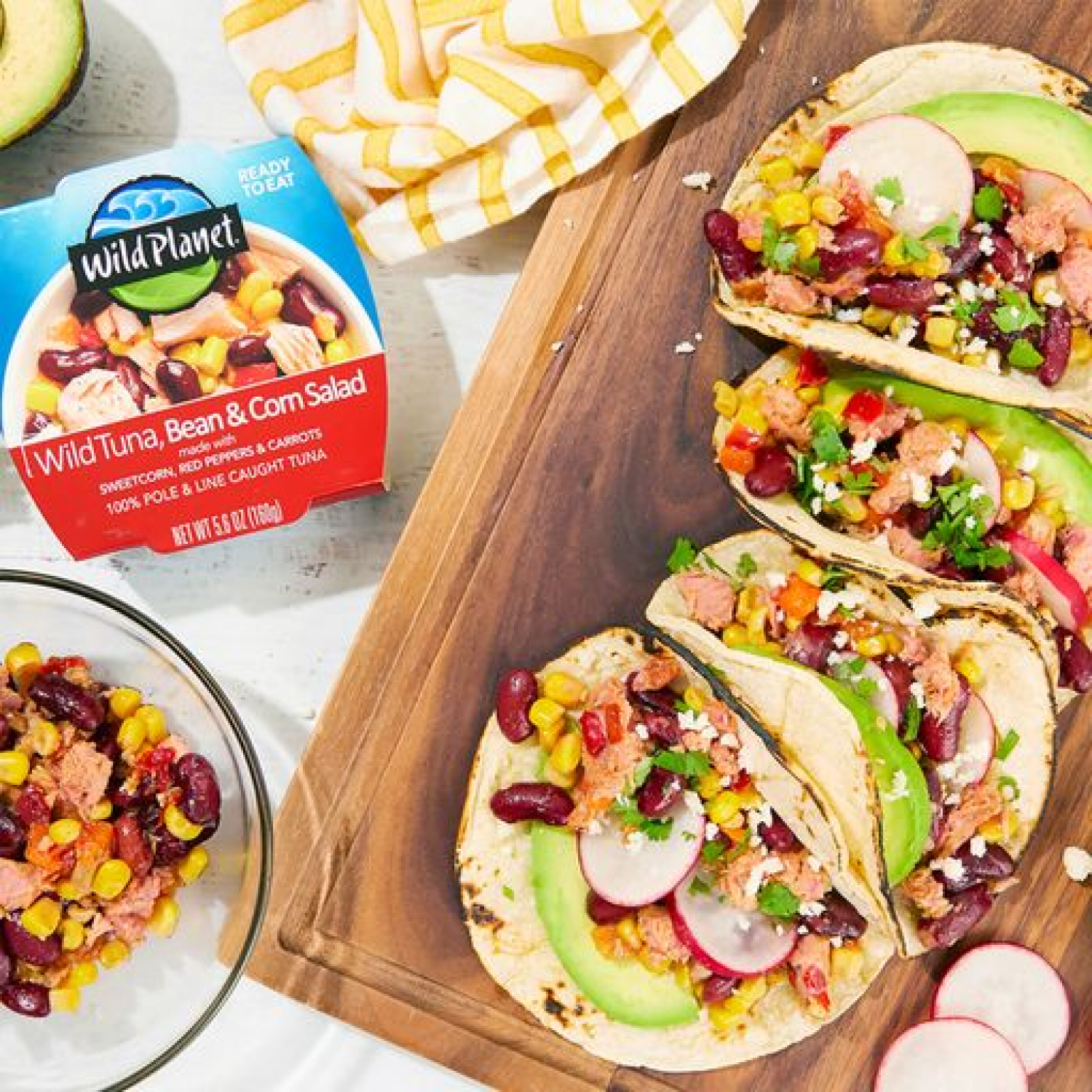 slide 3 of 4, Wild Planet Wild Tuna & Red Bean Salad 5.6 oz, 5.6 oz