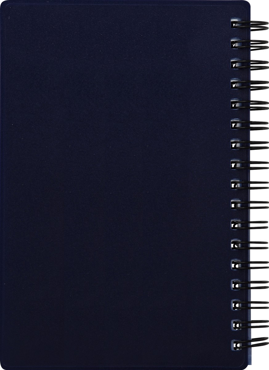 slide 8 of 8, Blue Sky Flexible Non-Dated Notebook, 4" x 6", Seville Black, 1 ct