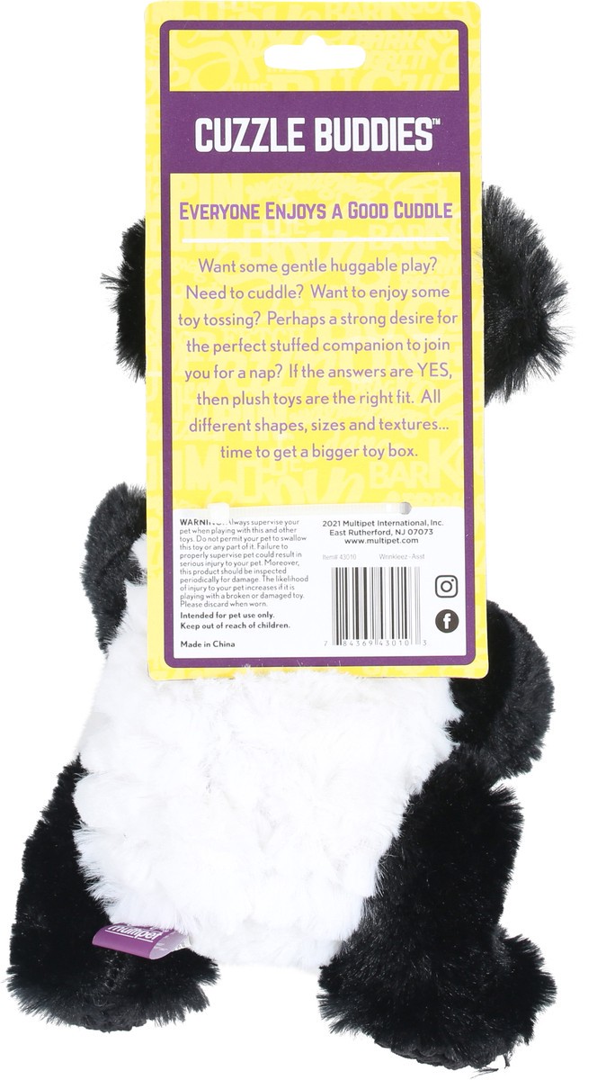 slide 8 of 9, MultiPet Toy Dog Wrinkleez Plush 1.000 Ea, 1 ct