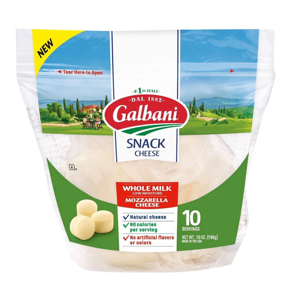 slide 1 of 1, Galbani Snack Cheese 10 ea, 10 ct