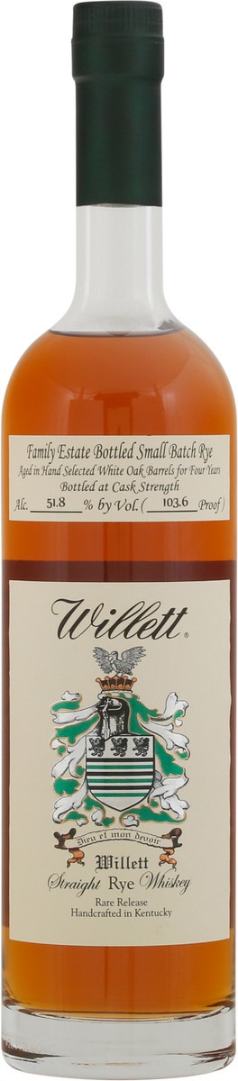 slide 12 of 12, Willett Millet Straight Rye Whiskey 750 ml, 750 ml