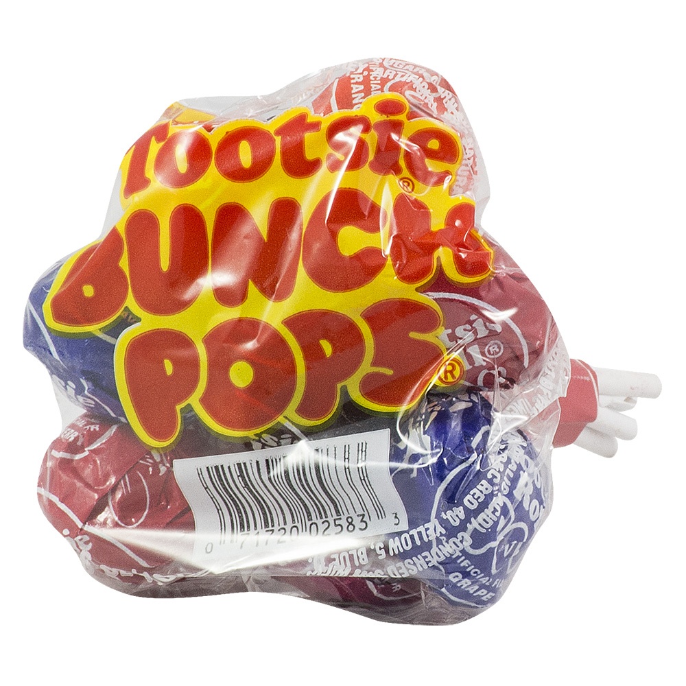 slide 1 of 1, Tootsie Roll Bunch Pops, 5 ct