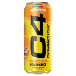 C4 Sport Sport Performance Creamsicle Energy Drink, 16 fl oz Can
