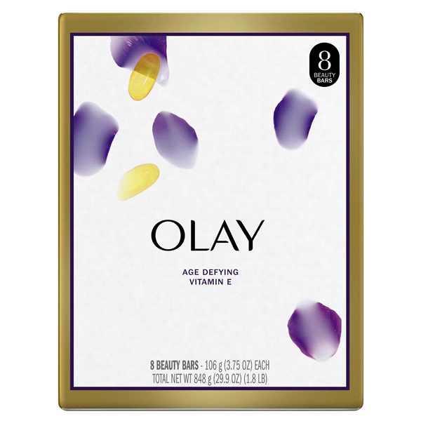 slide 1 of 1, Olay Moisture Outlast Age Defying Beauty Bar, 8 ct; 3.75 oz