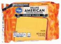 slide 1 of 4, Kroger Deluxe American Cheese Slice, 16 oz
