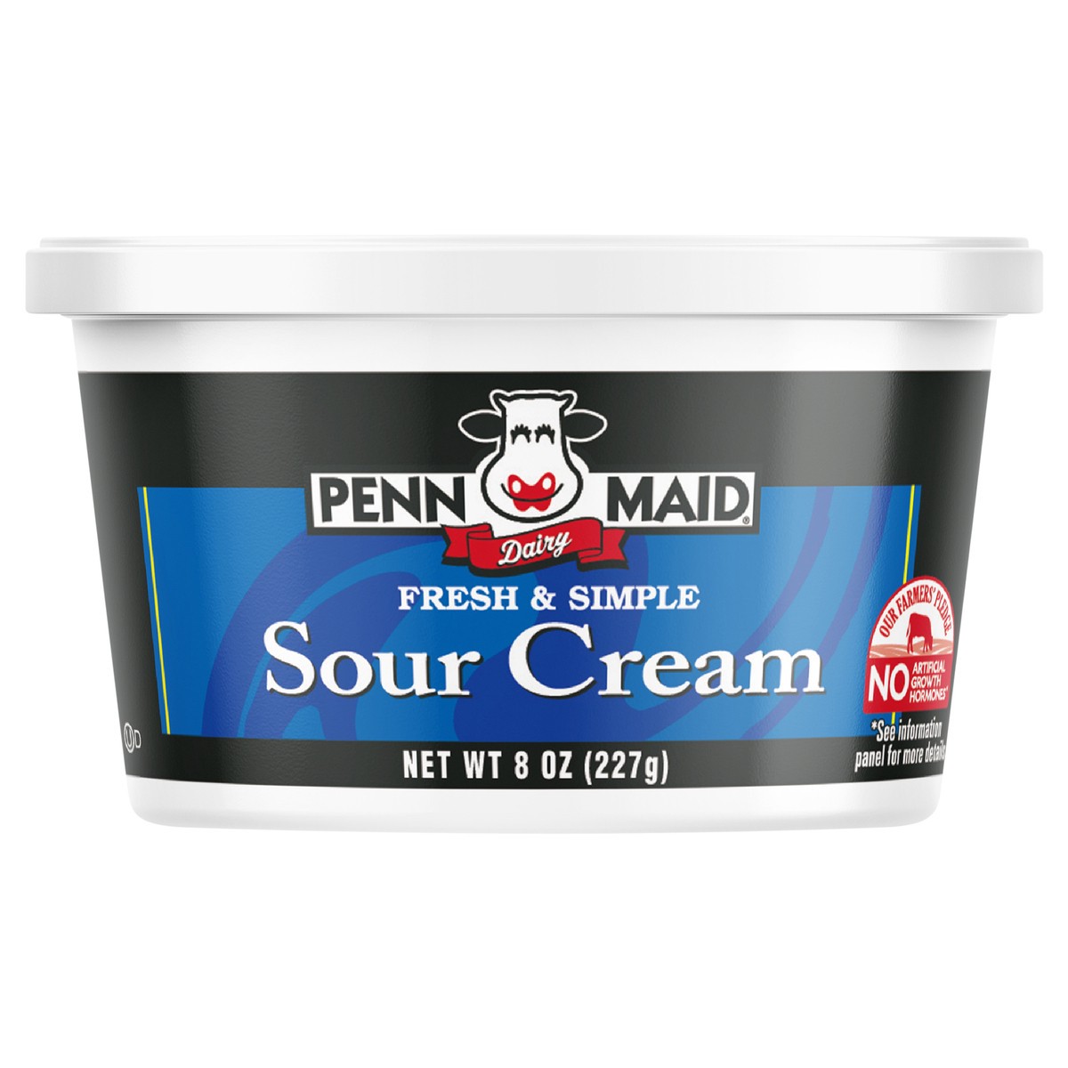 slide 1 of 8, Penn Maid Sour Cream, 8 oz, 8 oz