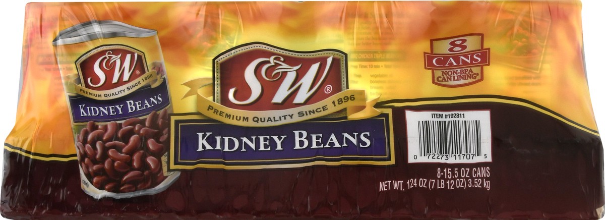 slide 6 of 10, S&W Kidney Beans 8 ea, 8 ct