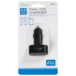 Goxt Triple USB 4.4 Amp Charger 1 ea