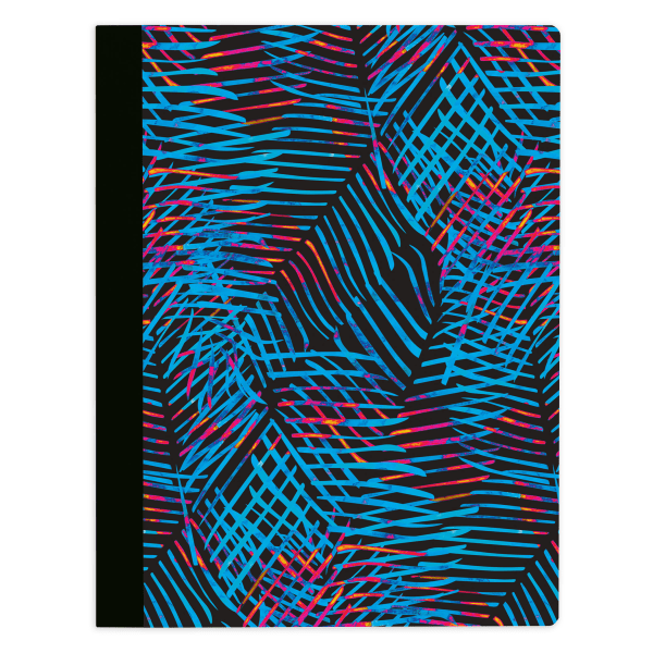 slide 1 of 1, Office Depot Brand Fashion Composition Notebook, 7-1/2'' X 9-3/4'', Wide Ruled, 160 Pages (80 Sheets), Techno, 80 ct