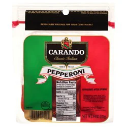 Carando Italian Pre-Sliced Pepperoni, 6 oz