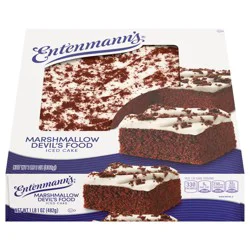 Entenmann's Marshmallow Devil's Food Iced Cake, 17 oz