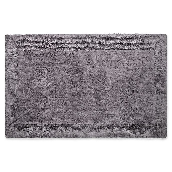 slide 1 of 1, Wamsutta Ultra Fine Reversible 30 x 48'' Bath Rug - Charcoal'', 1 ct