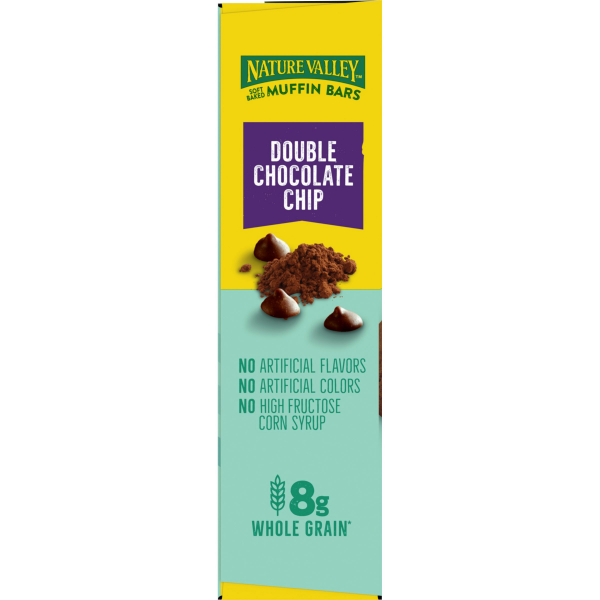 slide 11 of 13, Nature Valley Soft Baked Muffin Bars, Double Chocolate Chip, Made With Whole Grain, 5 Count, 6.2 oz, 5 ct