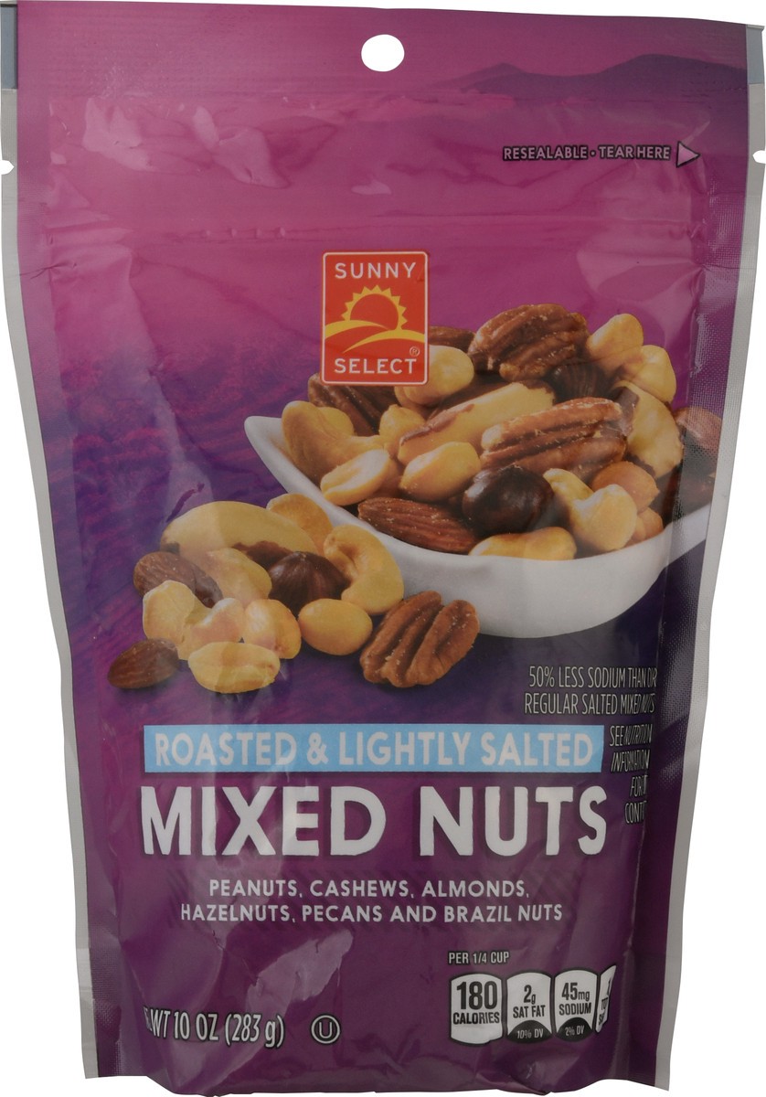 slide 1 of 12, Sunny Select Roasted & Lightly Salted Mixed Nuts 10 oz, 10 oz