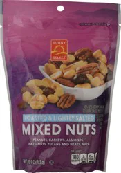 Sunny Select Roasted & Lightly Salted Mixed Nuts 10 oz