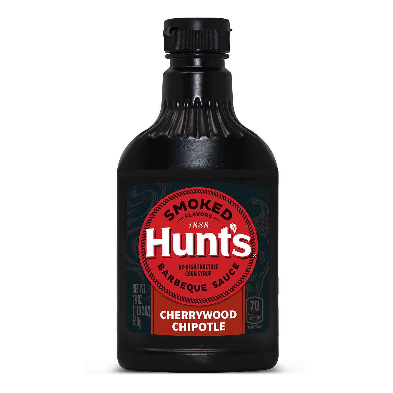 slide 1 of 2, Hunt's Smoked Flavors Cherrywood Chipotle Barbecue Sauce, 18-oz. Squeeze Bottle, 18 oz