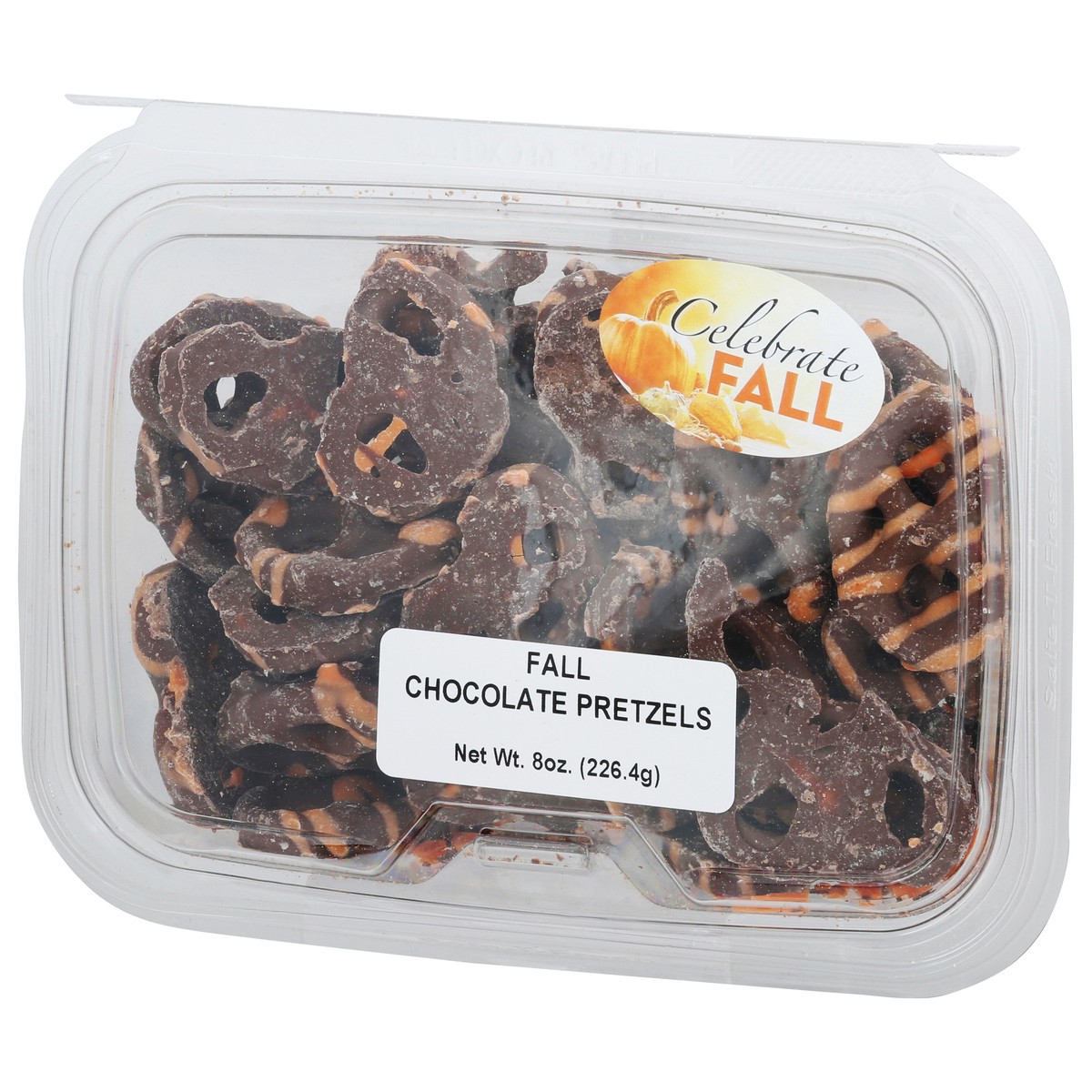 slide 3 of 9, JLM Manufacturing Choc Pretzels Fall Tub, 8 oz