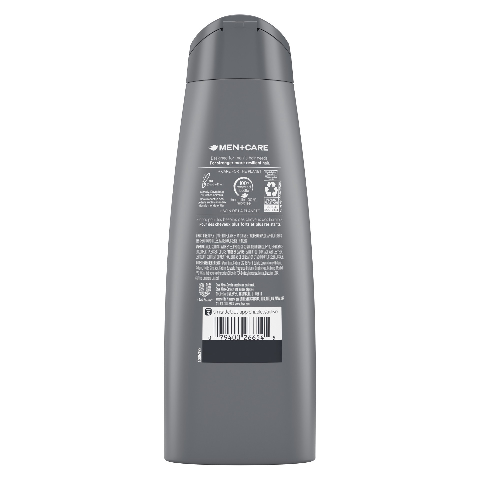 slide 4 of 4, Dove Men+Care Fortifying 2 in 1 Shampoo and Conditioner Fresh and Clean with Caffeine, 12 oz, 12 oz