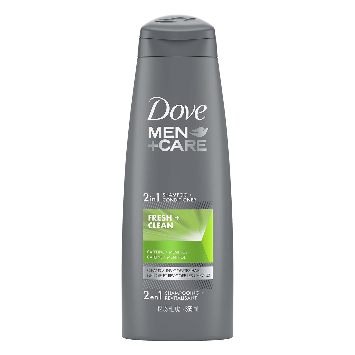 slide 1 of 4, Dove Men Care Fresh Clean 2in1 Shampoo Conditioner, 12 fl oz