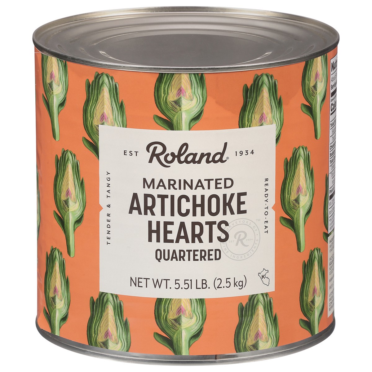 slide 6 of 11, Roland Quartered Marinated Artichoke Hearts 5.51 lb, 5.51 lb