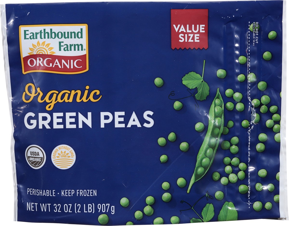slide 5 of 13, Earthbound Farm Green Peas, 