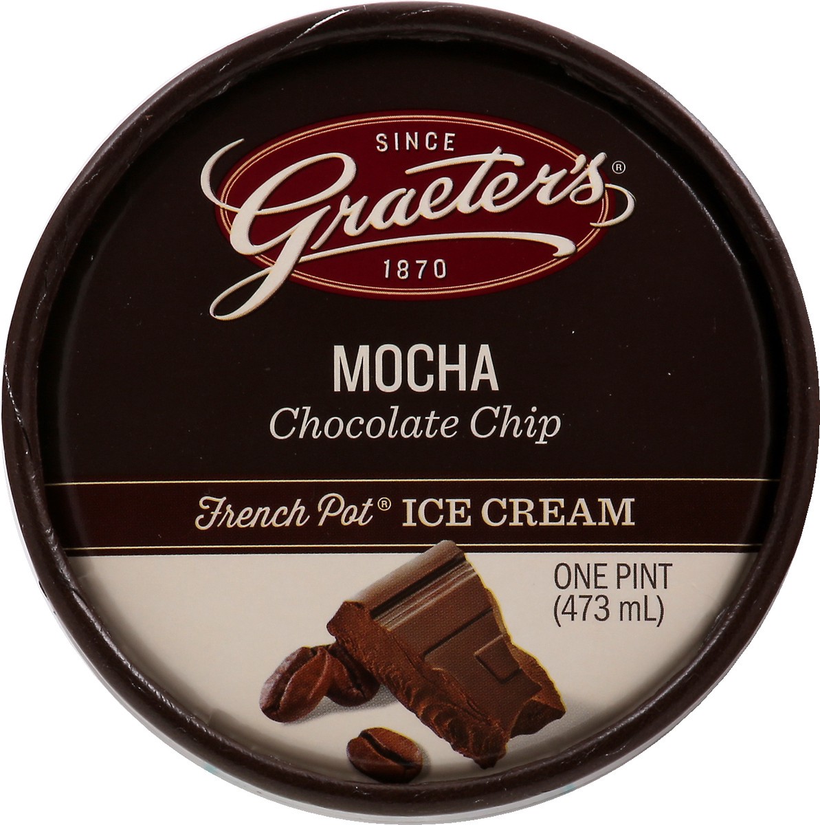 slide 4 of 9, Graeter's French Pot Mocha Chocolate Chip Ice Cream 1 pt, 1 pint