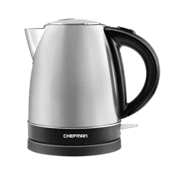 Chefman 1.7 L Stainless Steel Kettle with Auto Shut Off