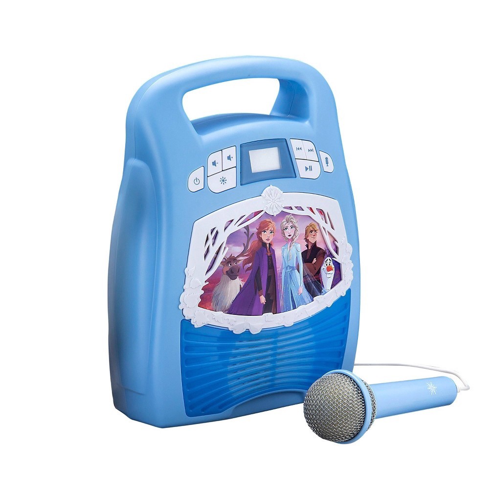 slide 3 of 7, Frozen 2 Bluetooth MP3 Karaoke Machine With Light Show, 1 ct