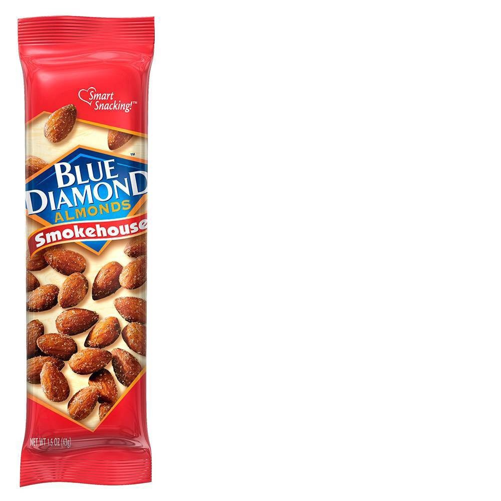 slide 1 of 2, Blue Diamond, Smokehouse Almonds, 1.5oz Tube, 