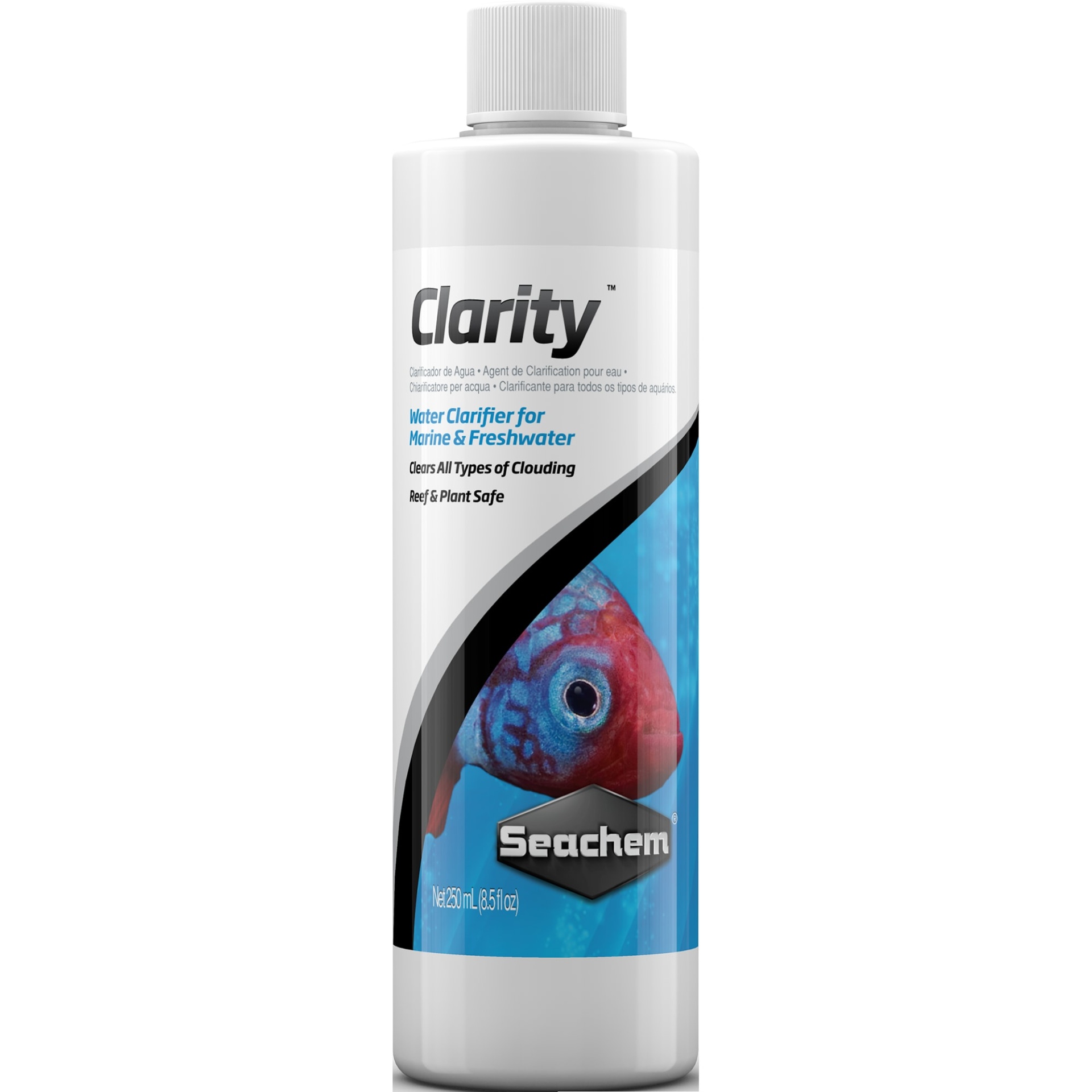 slide 1 of 1, Seachem Clarity Water Clarifier, 250 ml