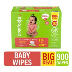 Comforts Fragrance Free Baby Wipes