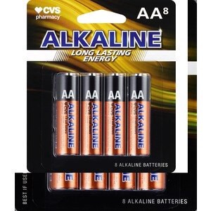 slide 1 of 1, CVS Health Cvs Alkaline Batteries Aa, 8 Ct, 1 ct