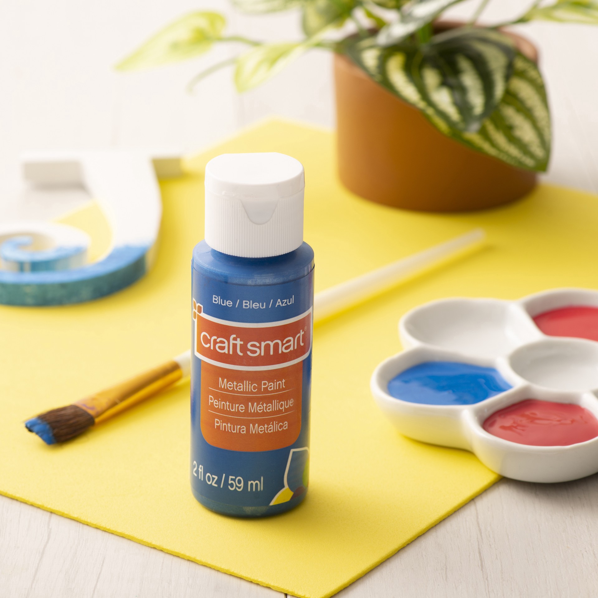 slide 2 of 2, 2oz. Metallic Paint By Craft Smart, 2 oz