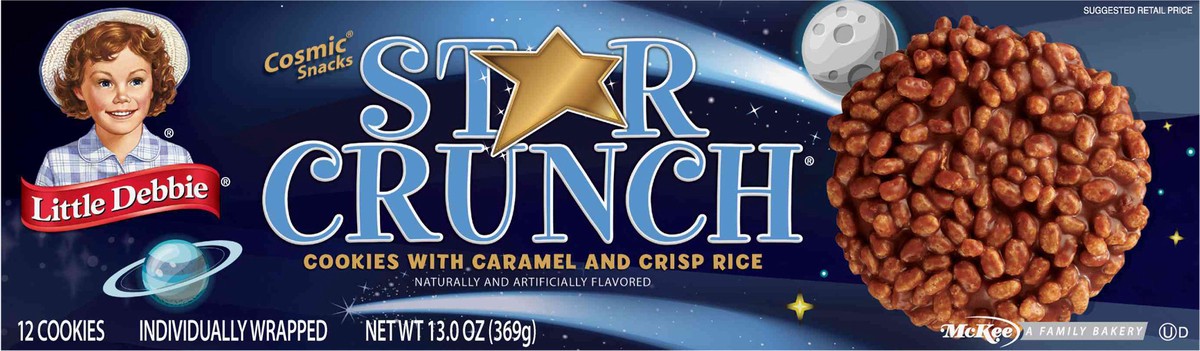 slide 5 of 11, Little Debbie Snack Cakes, Little Debbie Family Pack STAR CRUNCH  cosmic snacks, 12 ct