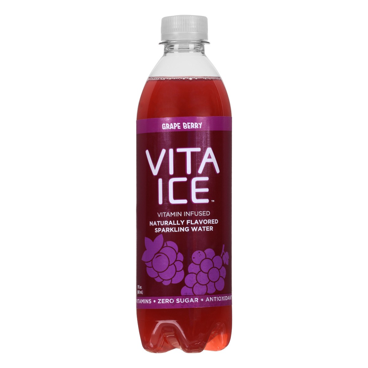 slide 5 of 13, Vita Ice Grape Berry Sparkling Water - 17 oz, 17 oz