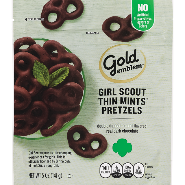 slide 1 of 1, Ge Gsa Dbl Dip Dc Thin Mint Pretzel, 1 ct
