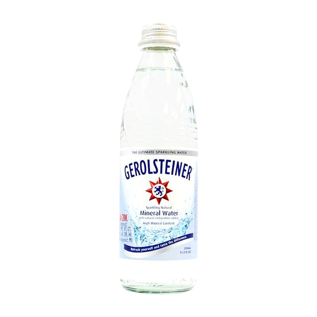 slide 1 of 1, Gerolsteiner Water, Sparkling Natural Mineral, 11.2 fl oz