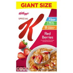 Kellogg''s Special K Breakfast Cereal, Family Breakfast, Fiber Cereal, Giant Size, Red Berries, 19.2oz Box (1 Box)