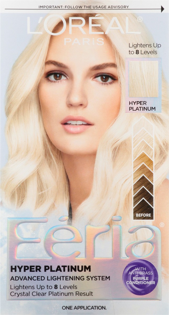 slide 1 of 10, L'Oréal Fería Hyper Platinum Hair Color 1 ea, 1 ct