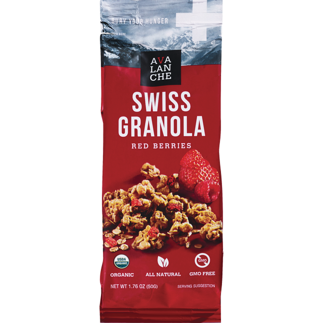 slide 1 of 1, Avalanche Swiss Granola Red Berries, 1.76 oz