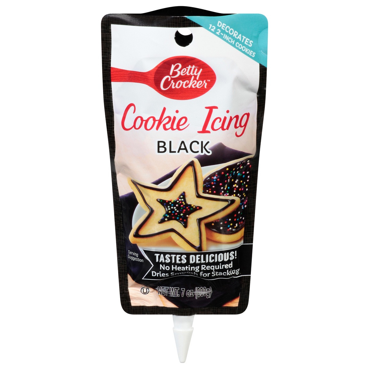 slide 1 of 1, Betty Crocker Black Cookie Icing 7 oz, 7 oz