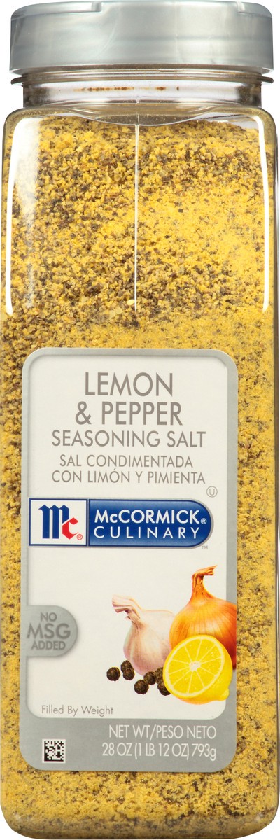 slide 2 of 14, McCormick Culinary Lemon & Pepper Seasoning Salt, 28 oz, 28 oz