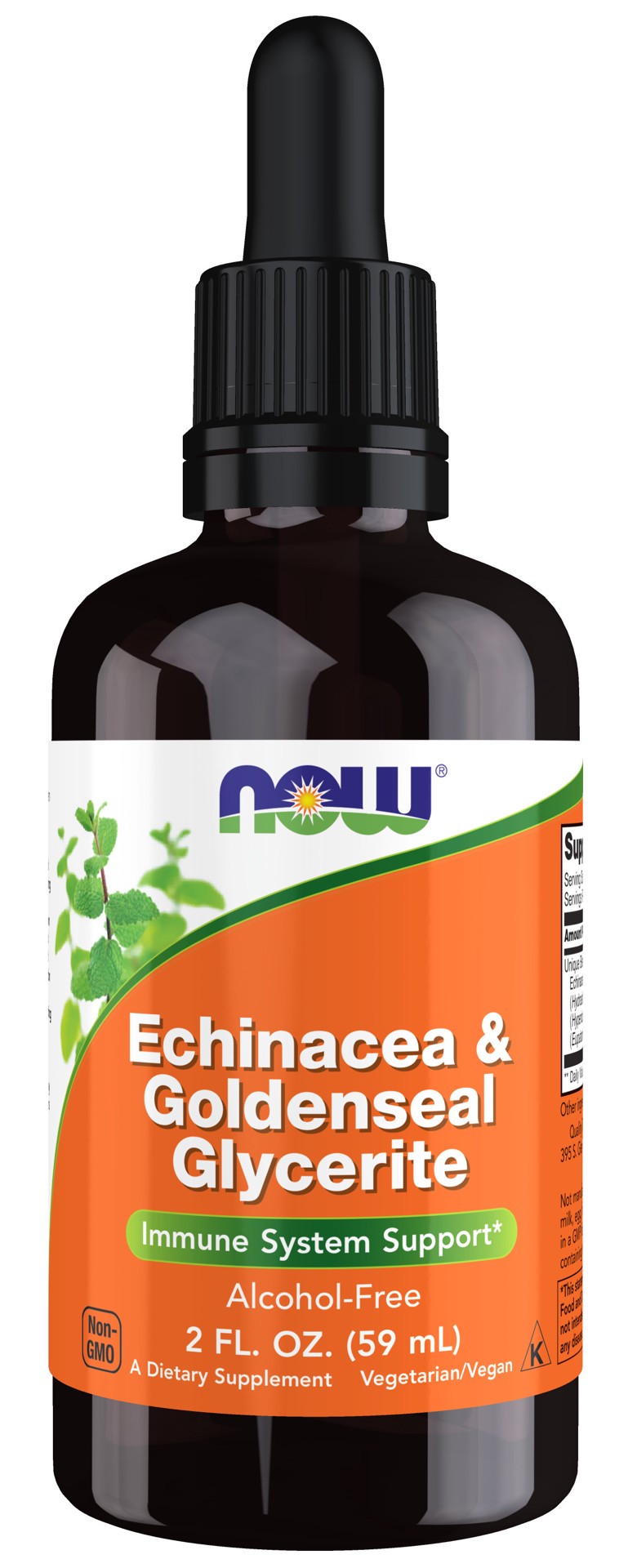 slide 1 of 4, NOW Echinacea & Goldenseal Glycerite - 2 oz., 2 oz